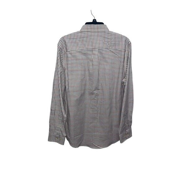 Van Heusen White Plaid “Regular Fit” Long Sleeve Button Down Shirt M15-15.5 - Picture 2 of 4